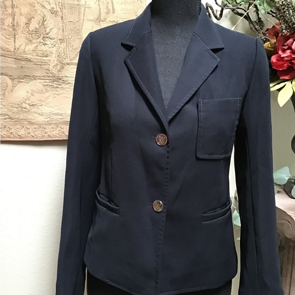 Louis Vuitton Jackets & Blazers - Louis Vuitton Dark Blue Blazer
